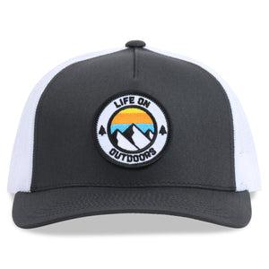 Life On Outdoors Hat Embroidered Logo Patch, Mid-profile Snapback